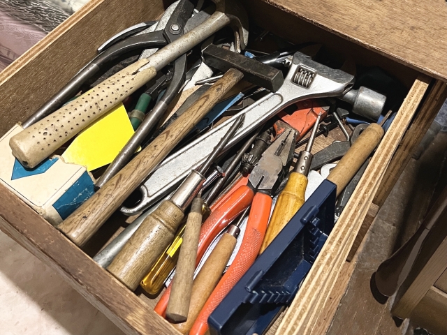 家庭用工具】道具 色々 工具箱 ドライバー スパナ その他色々 - 工具、DIY用品